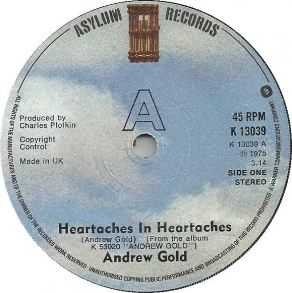 Andrew Gold - Heartaches In Heartaches