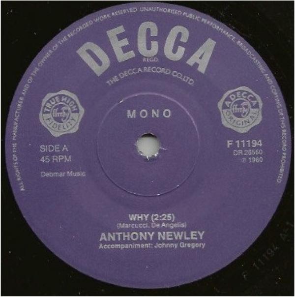 Anthony Newley - Why