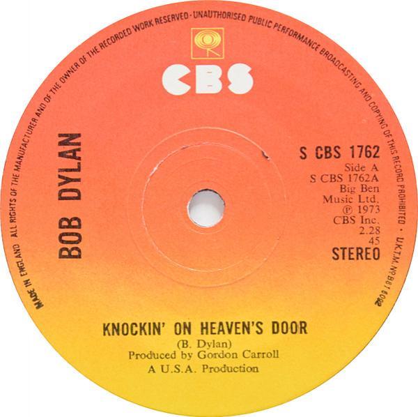 Bob Dylan - Knockin' On Heaven's Door