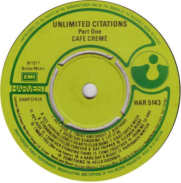 Café Crème - Unlimited Citations