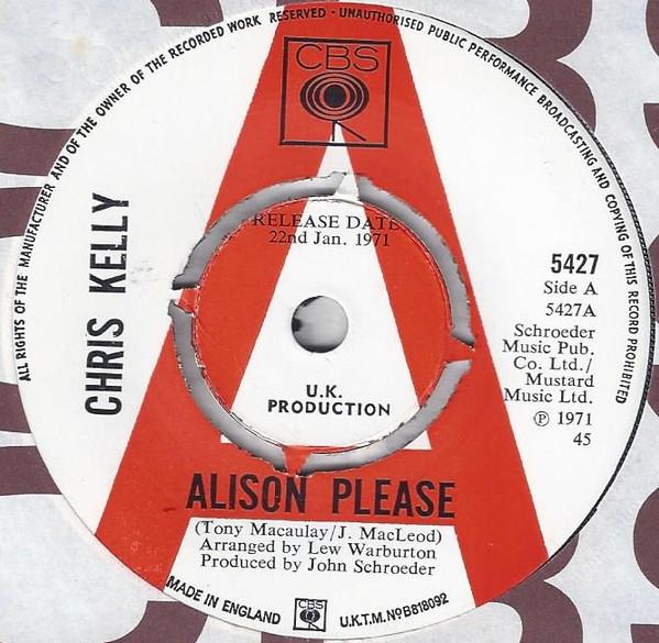 Chris Kelly  - Alison Please