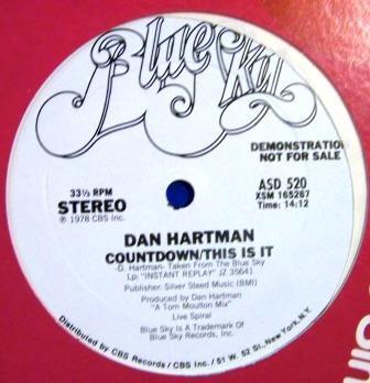 Dan Hartman - Countdown/This Is It / Instant Replay