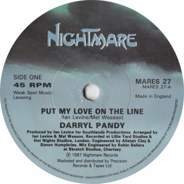 Darryl Pandy - Put My Love On The Line
