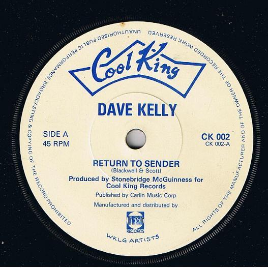 Dave Kelly  - Return To Sender