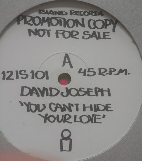 David Joseph - You Can't Hide Your Love