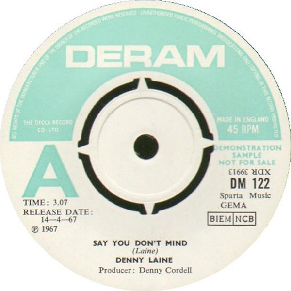 Denny Laine - Say You Don't Mind