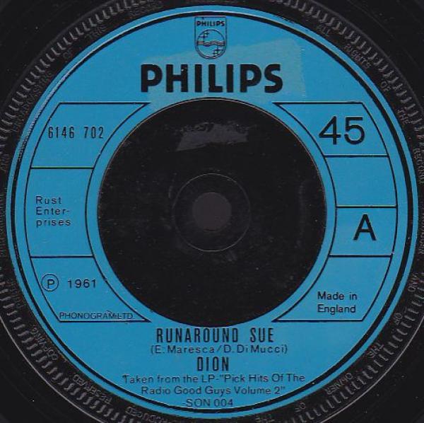 Dion  - Runaround Sue / Runaway Girl