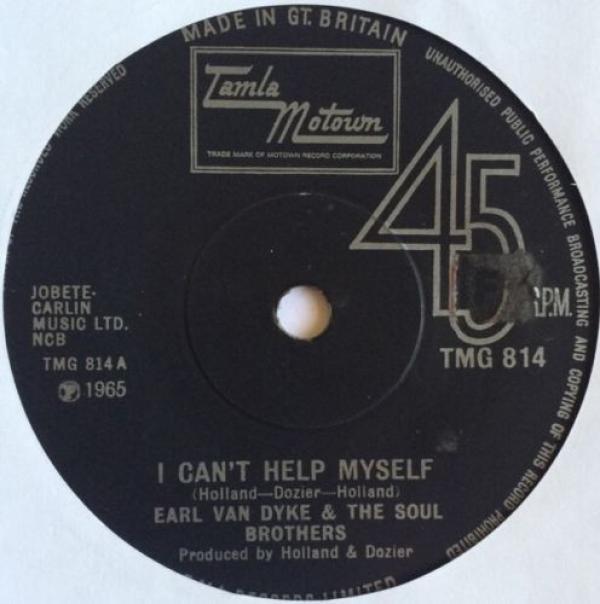 Earl Van Dyke, The Soul Brothers  - I Can't Help Myself