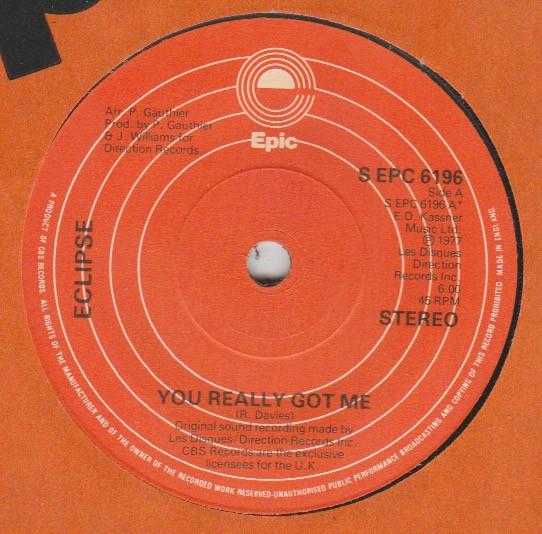 Eclipse  - You Really Got Me / Born To Be Wild