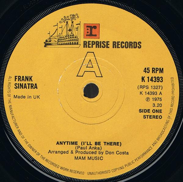Frank Sinatra - Anytime (I'll Be There)