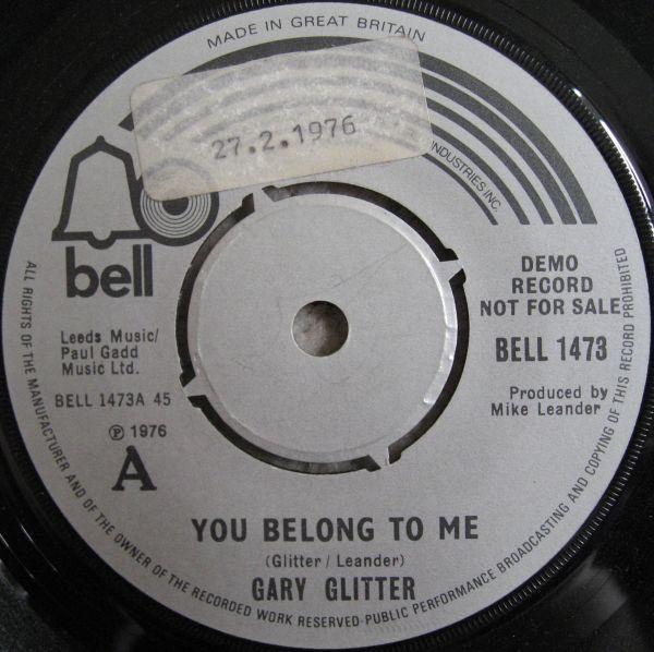 Gary Glitter - You Belong To Me