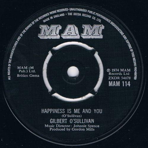 Gilbert O'Sullivan - Happiness Is Me And You