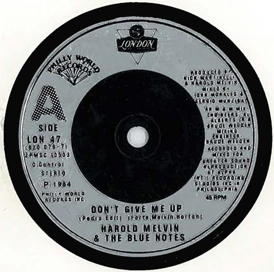 Harold Melvin And The Blue Notes - Don't Give Me Up