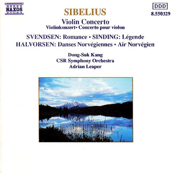 Jean Sibelius, Johan Halvorsen, Slovak Radio Symphony Orchestra, Christian Sinding, Adrian Leaper, Johan Svendsen, Dong-Suk Kang - Violin Concerto