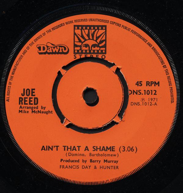 Joe Reed  - Ain't That A Shame