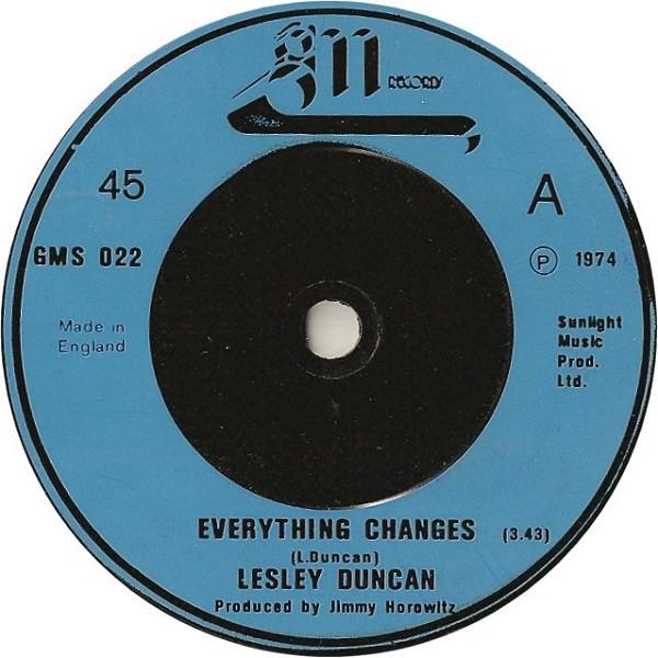 Lesley Duncan - Everything Changes