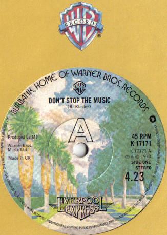 Liverpool Express - Don't Stop The Music / All Time Loser