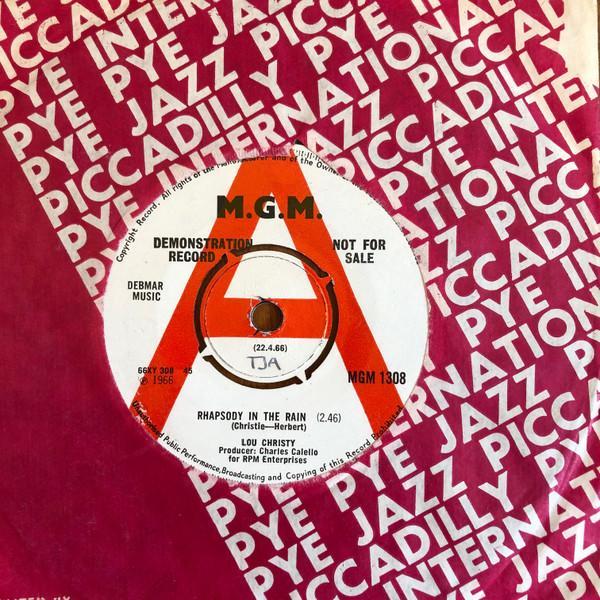 Lou Christie - Rhapsody In The Rain / Trapeze