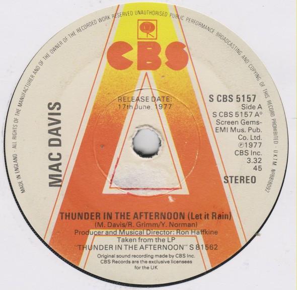 Mac Davis - Thunder In The Afternoon (Let It Rain)