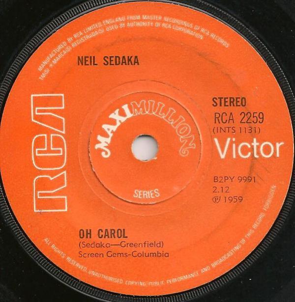 Neil Sedaka - Oh Carol