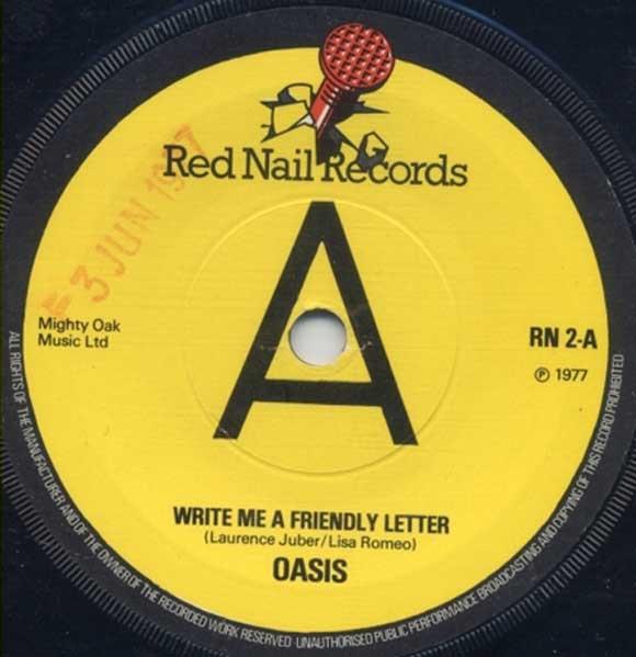 Oasis  - Write Me A Friendly Letter