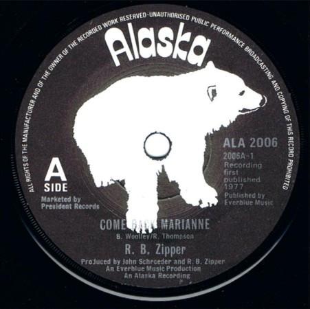 R.B. Zipper - Come Back Marianne