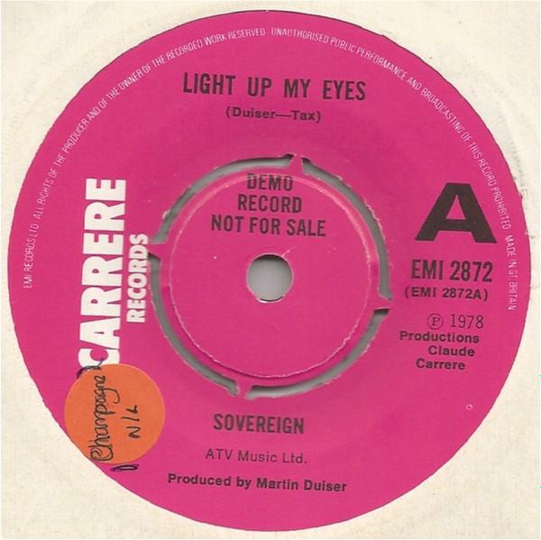 Sovereign  - Light Up My Eyes