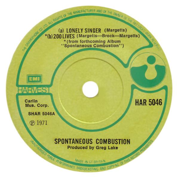 Spontaneous Combustion (2) - Lonely Singer/200 Lives