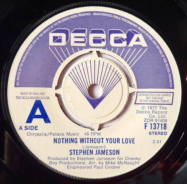 Steve Jameson  - Nothing Without Your Love