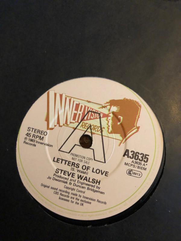 Steve Walsh  - Letters Of Love