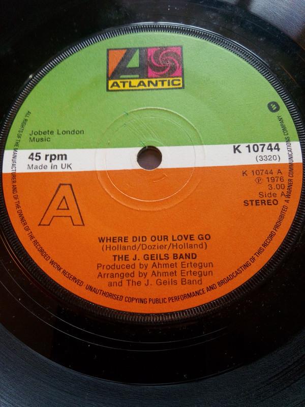 The J. Geils Band - Where Did Our Love Go