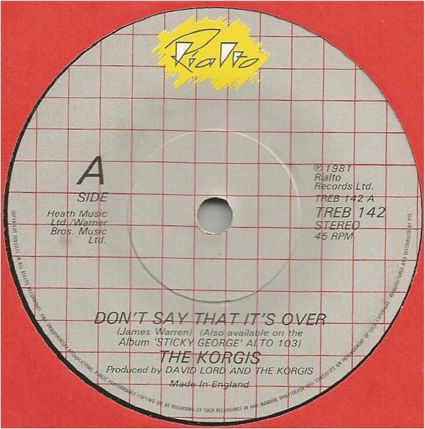 The Korgis - Don't Say That It's Over