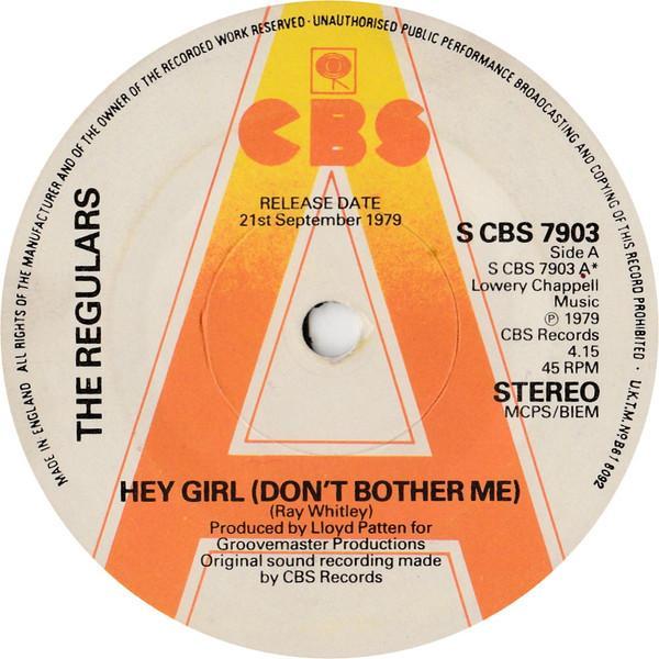 The Regulars - Hey Girl (Don't Bother Me)