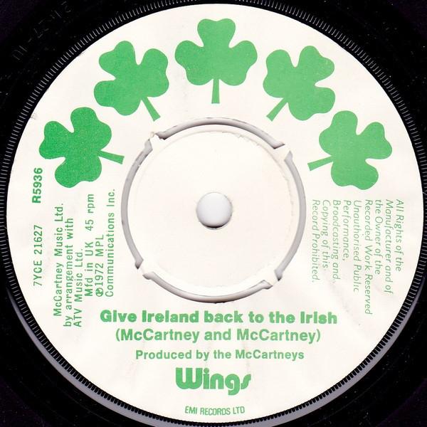 Wings  - Give Ireland Back To The Irish